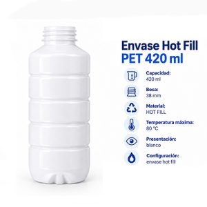 Envase Hot Fill Blanco