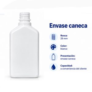 Envase caneca blanco