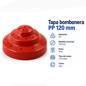 Tapa bombonera Roja